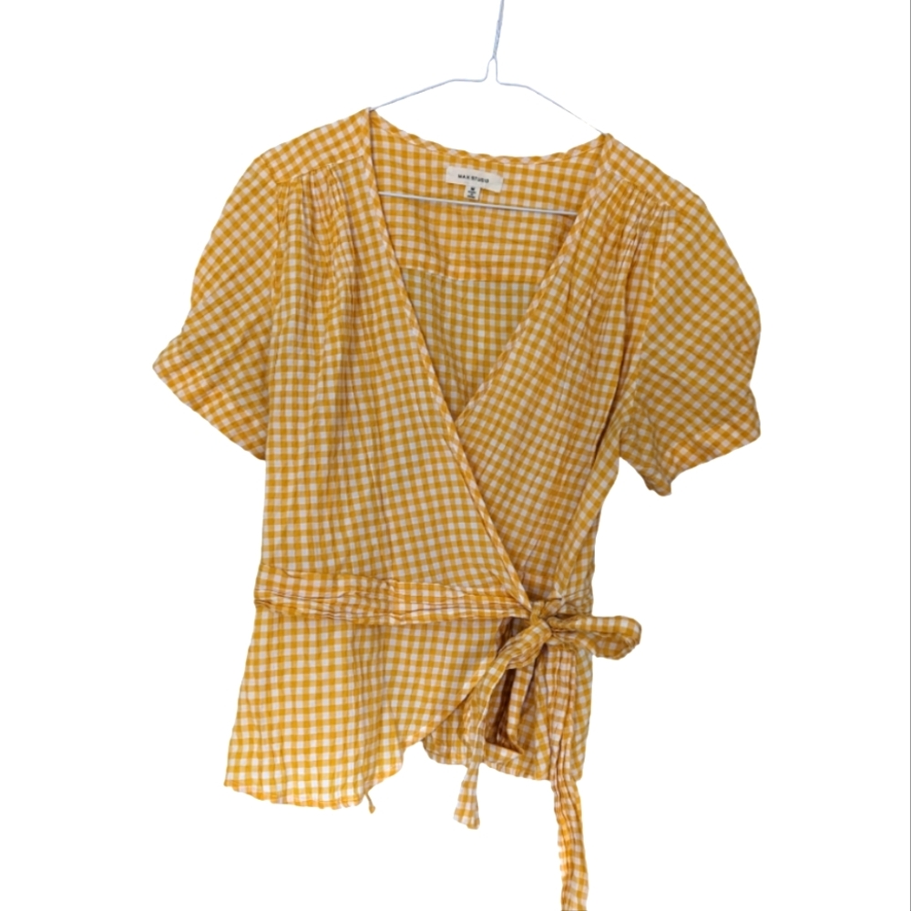 Max Studio Wrap Blouse